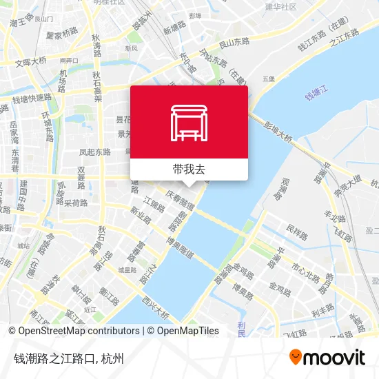 钱潮路之江路口地图