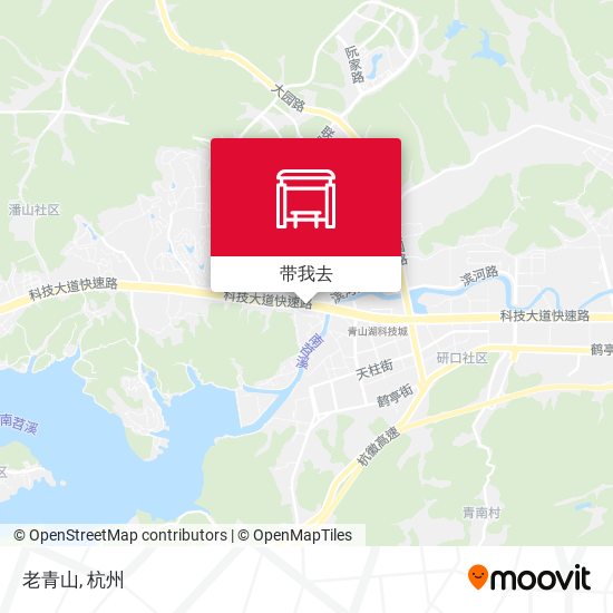 老青山地图