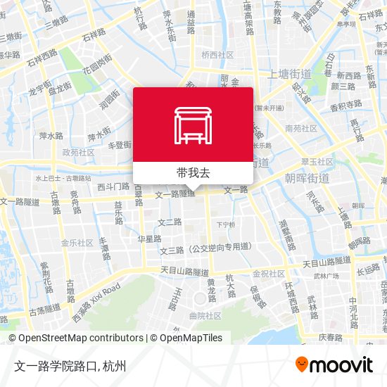 文一路学院路口地图