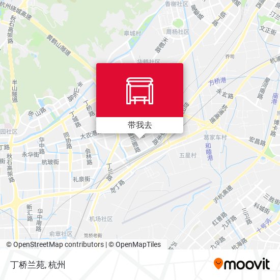 丁桥兰苑地图