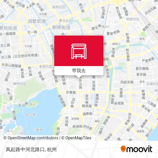 凤起路中河北路口地图