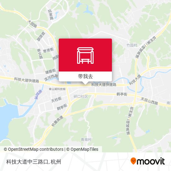 科技大道中三路口地图