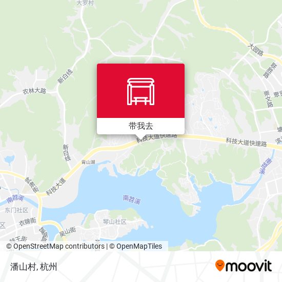 潘山村地图