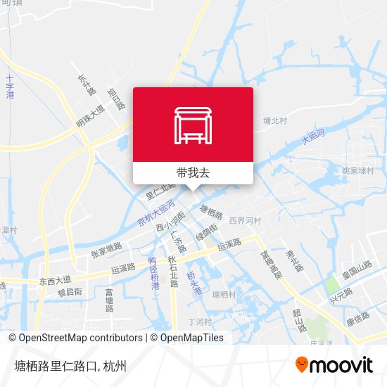 塘栖路里仁路口地图