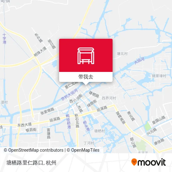 塘栖路里仁路口地图