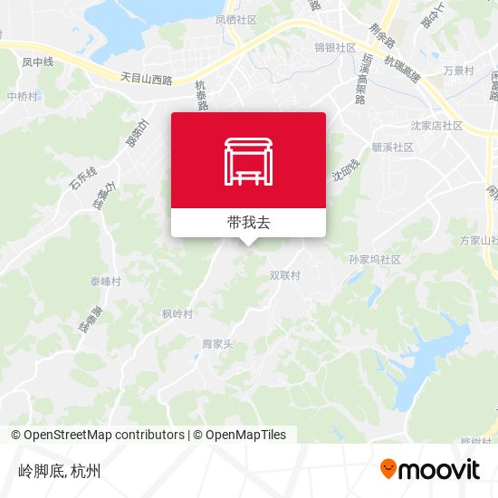 岭脚底地图