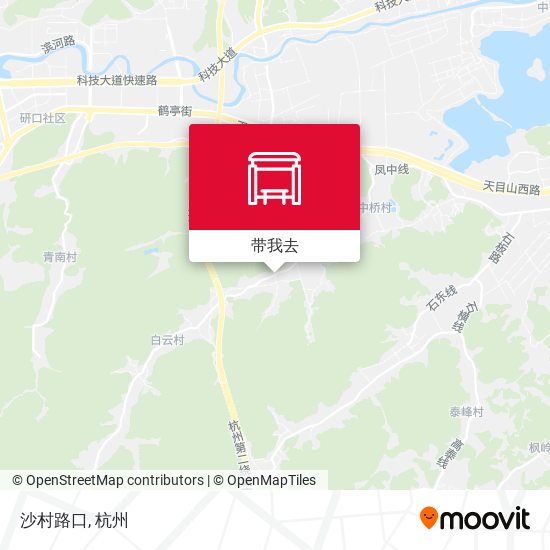沙村路口地图