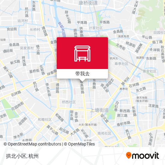 拱北小区地图