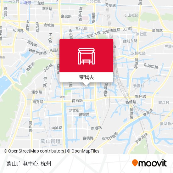 萧山广电中心地图
