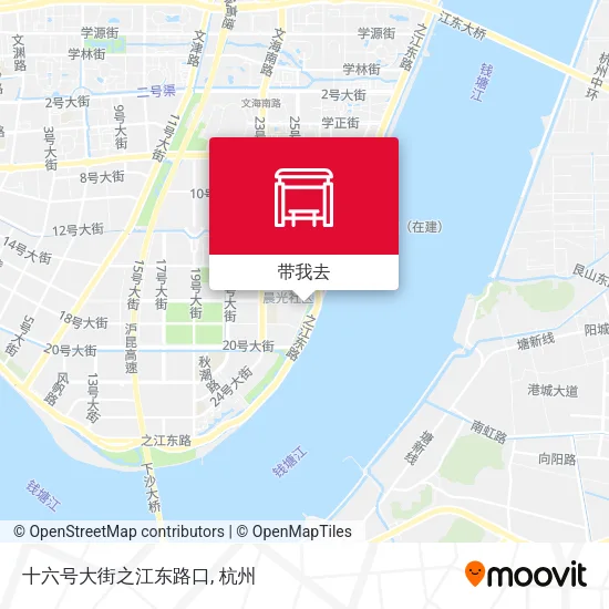 十六号大街之江东路口地图