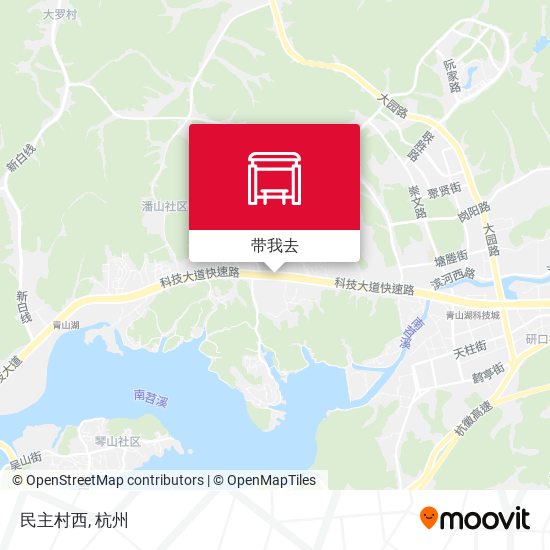 民主村西地图