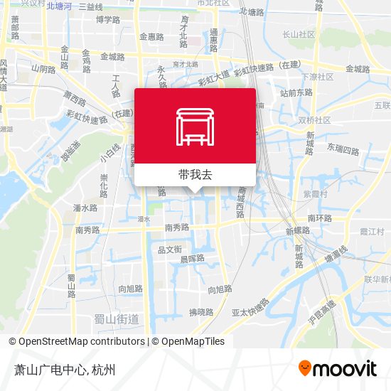 萧山广电中心地图