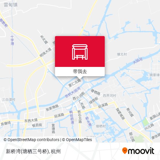 新桥湾(塘栖三号桥)地图