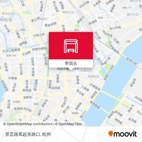 景昙路凤起东路口地图