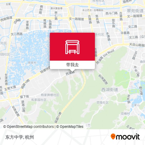 东方中学地图