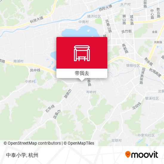 中泰小学地图