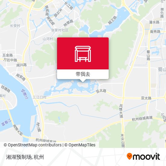 湘湖预制场地图