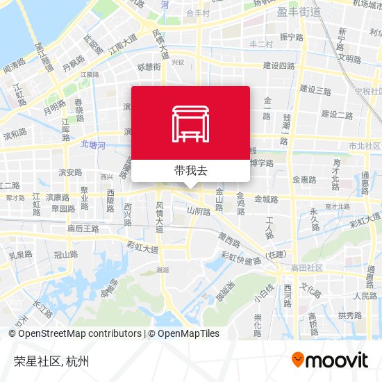 荣星社区地图