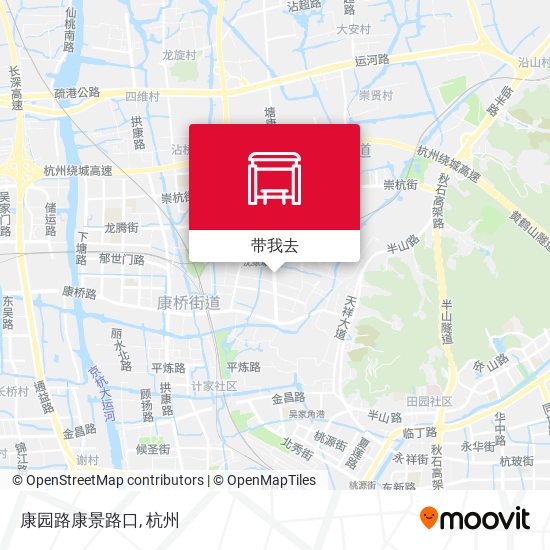 康园路康景路口地图