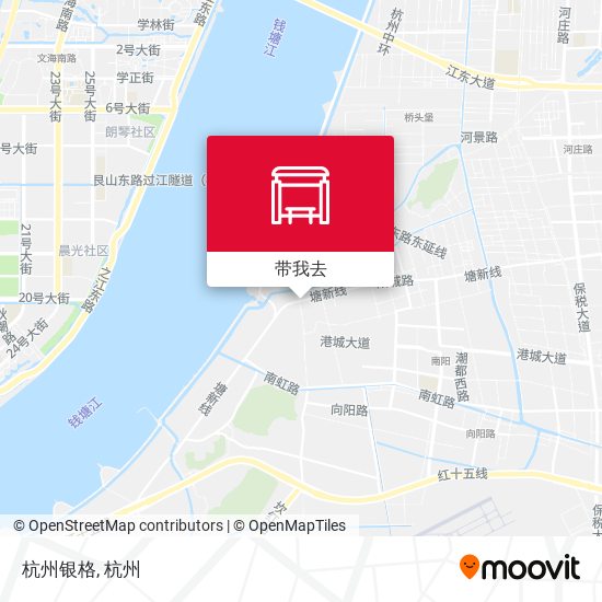 杭州银格地图