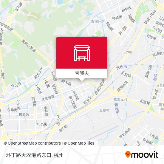 环丁路大农港路东口地图