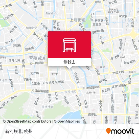 新河坝巷地图