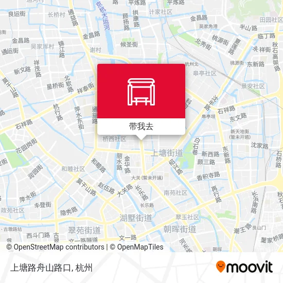 上塘路舟山路口地图