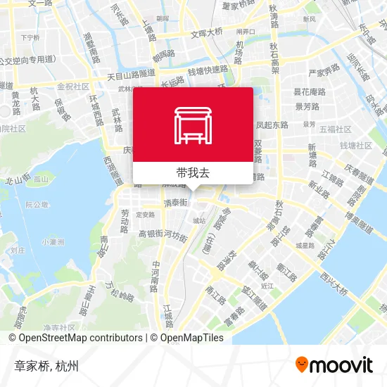 章家桥地图