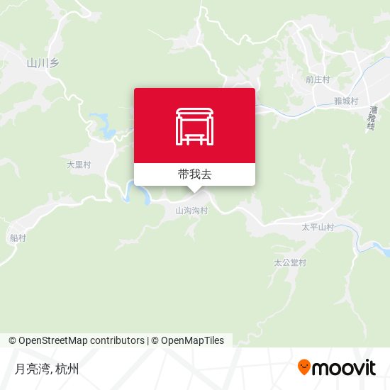 月亮湾地图