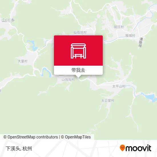 下溪头地图