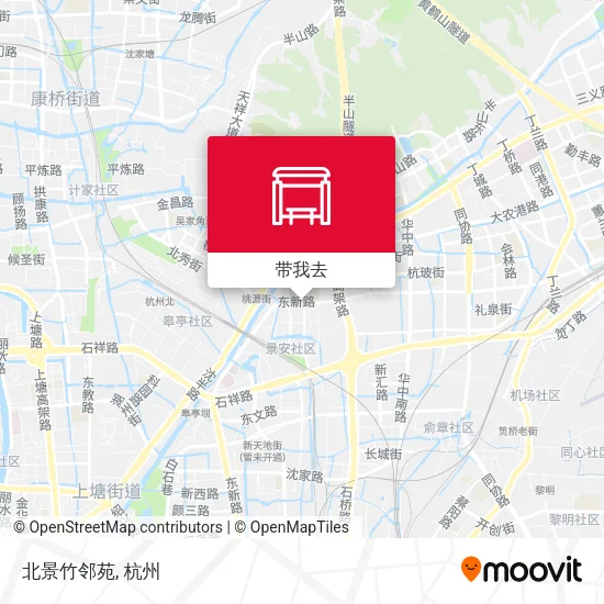 北景竹邻苑地图