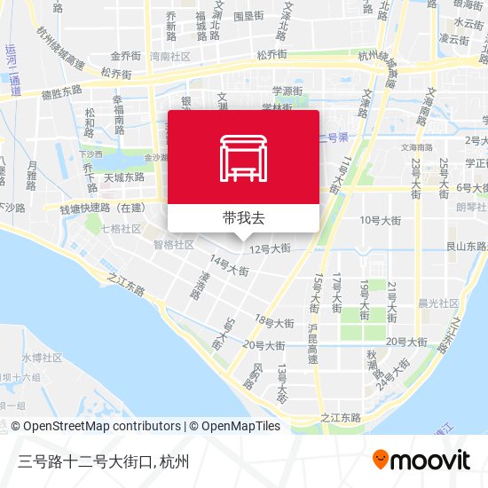 三号路十二号大街口地图