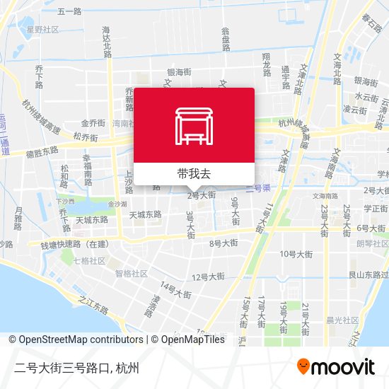 二号大街三号路口地图