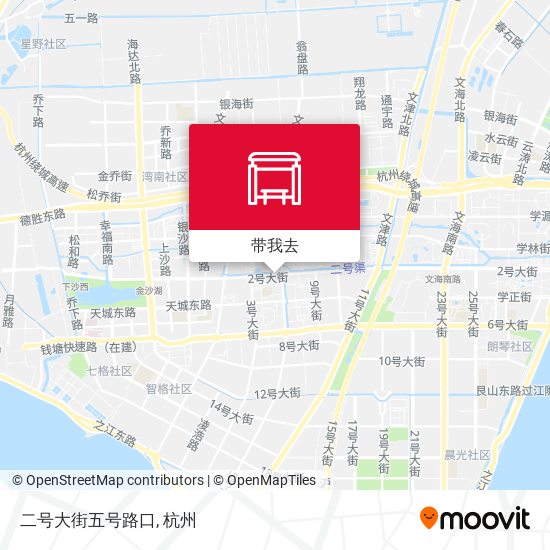 二号大街五号路口地图