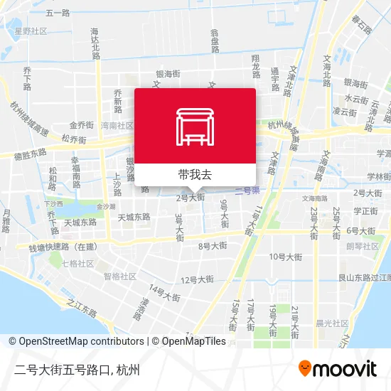 二号大街五号路口地图