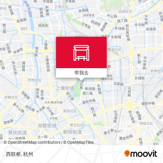 西联桥地图