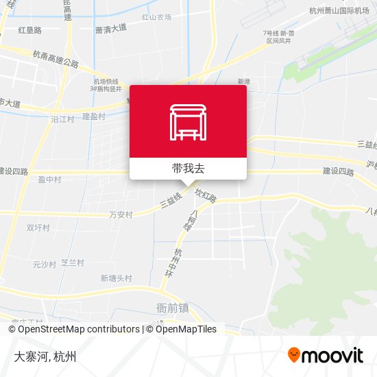 大寨河地图
