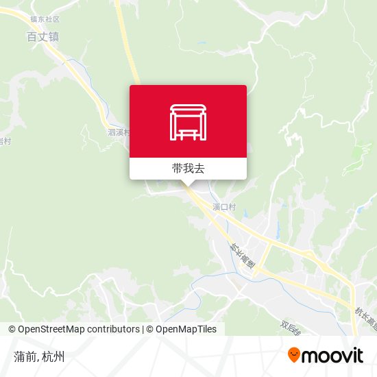 蒲前地图