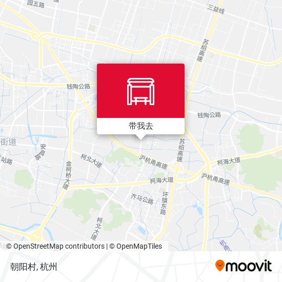 朝阳村地图