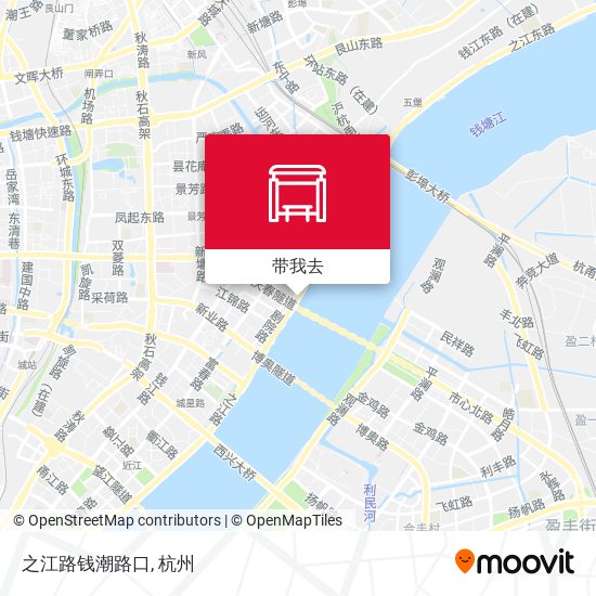 之江路钱潮路口地图