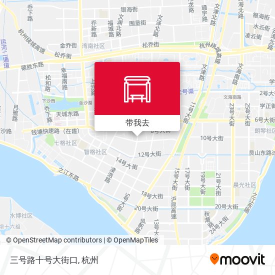 三号路十号大街口地图