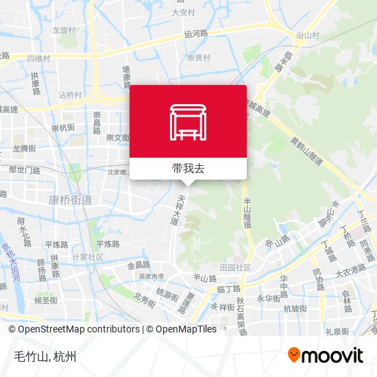 毛竹山地图