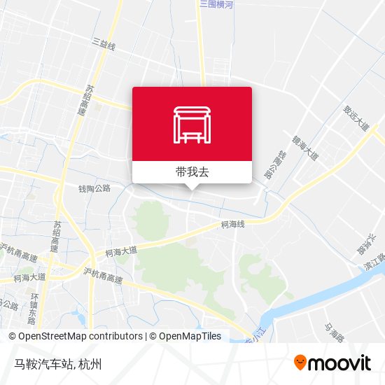 马鞍汽车站地图