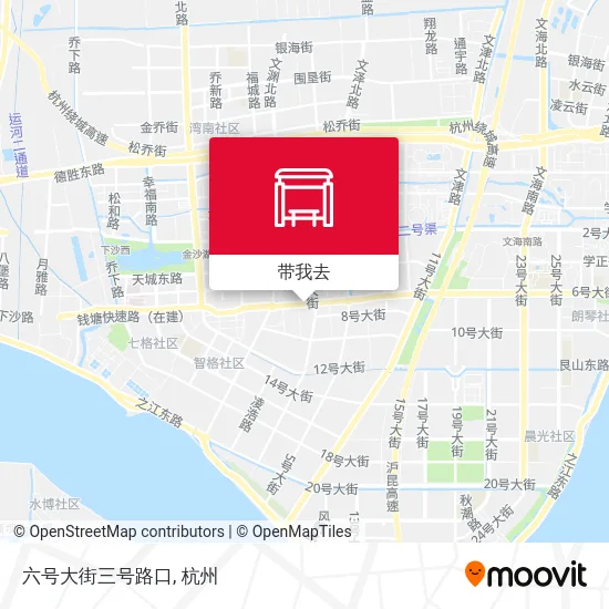 六号大街三号路口地图