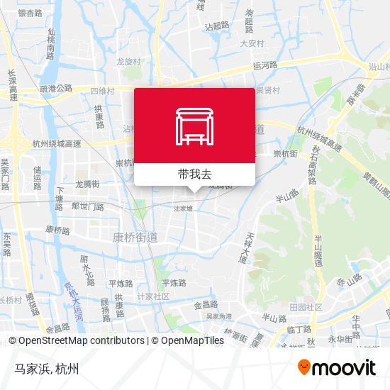 马家浜地图