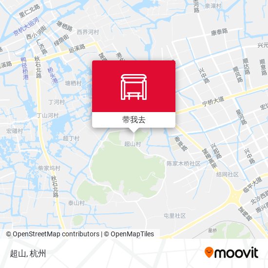 超山地图