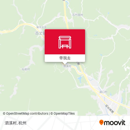 泗溪村地图