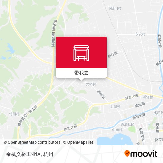 余杭义桥工业区地图