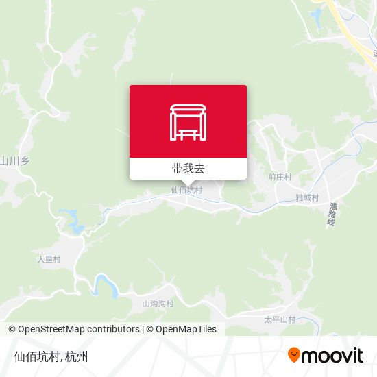 仙佰坑村地图