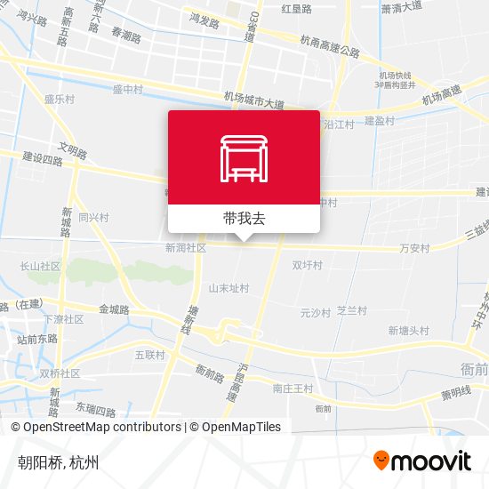 朝阳桥地图